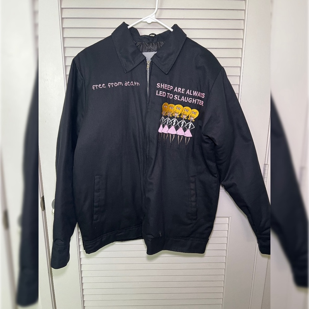 Creators Never Die Black Bomber Jacket Men’s Size M